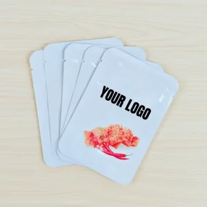 Custom Design 3 Side Seal High Barrier Food Grade Plastic Pouch PE Packaging Bag for Snacks and Dried Food