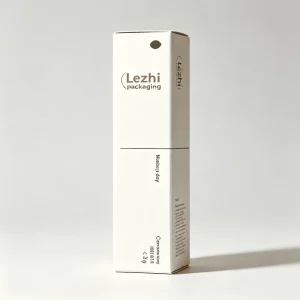Custom Design Kraft Paper Tube Packaging Boxes Embossing Matt Lamination Recycled Materials for Eyeliner Lipstick