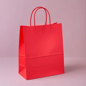 Custom Design Logo Shopping Paper Bags Catering Takeaway Packing Bag Kraft Bag for Storing Items