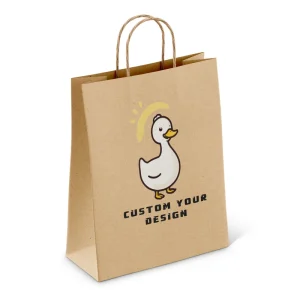 Custom Design Paper Bag Restaurant Bolsas De Papel Paper Bag for Food Delivery Shopping Paper Bag With Handle