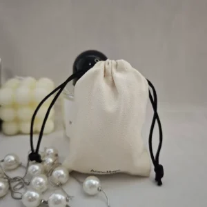 Custom Designer Drawstring Pouch Logo Printed Suede Dust Bag for Luxury Jewelry Wedding Favor ODM OEM