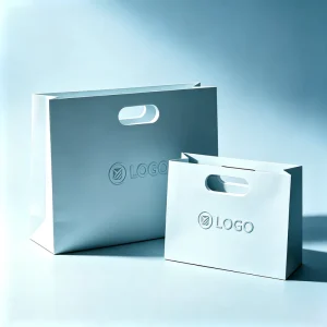 Custom Die Cut Handle Paper Bags Packaging Fashion Retail with Debossed Logo and Foldable Design OEM