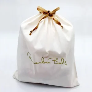 Custom Drawstring Coffee Clothing Shoes Pouch Handbag Cotton Dust Bags