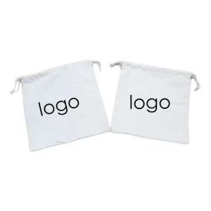 Custom Drawstring Cotton Dust Bags for Handbags Jewelry Clothes Shoes Purse Luxury Dust Bag for Dress