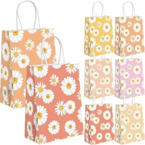 Custom Eco Friendly Kraft Paper Bag Disposable Bag for Snack Candy and Dry Food Daily Packing