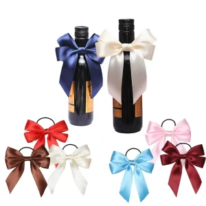 Custom Eco-Friendly Organza Ribbon Bows for Wedding and Gift Packaging