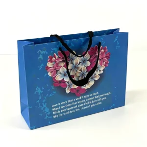 Custom Eco Friendly Private Label Shopping Paper Bags with Gift Bags and Hot Stamping Printing Process
