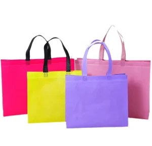 Custom Eco Friendly Reusable Non Woven Shopping Bag with Handle and Custom Printed Logo for Clothing Store Gift Bags Food Use