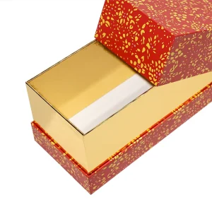 Custom Eco Friendly Rigid Gift Box Matt Lamination Hollow Design Upper Lower Covers Recyclable Paperboard Construction Candle