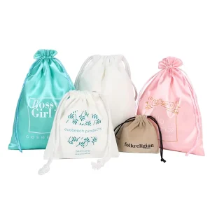 Custom Eco Reusable Dust Canvas Drawstring Backpack Bag With Customized Your Logo