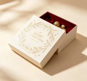 Custom Eco friendly Recycled Materials Paperboard Rigid Box with Flat Design for Wedding Ornaments and Gifting Packaging