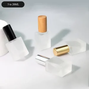 Custom Empty 5ml 10ml 15ml 20ml Refillable Square Travel Perfume Glass Spray Bottles Fine Mist