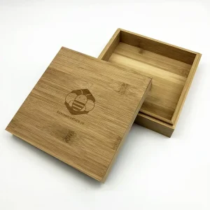 Custom Engraving Logo Packaging Luxury Wooden Bamboo Gift Box Wood Box