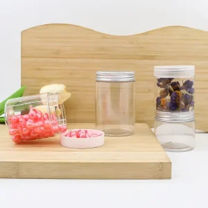 Custom Food Grade PET Plastic Sealed Round Container Dry Food Spices Nuts Candy Peanut Butter Honey Storage Jars Guangzhou Made