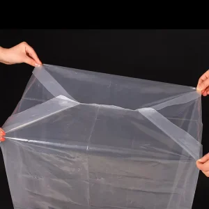 Custom HDPE LDPE Box Carton Square Bottom Dust Liner Plastic Bag