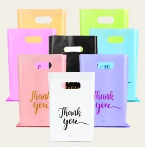 Custom HDPE LDPE Durable Tote Bags Plastic Bags OEM ODM Supermarket Gravure Printing Shopping Poly Bags