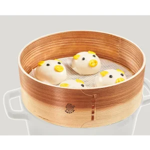 Custom Handmade Cedar Wooden Steamer Basket 1+ Layers Bamboo Cover 5-6L Capacity Gas Induction Compatible Hand Wash Only