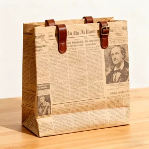 Custom Handmade Luxury Eco Friendly Kraft Paper Bags Magnetic Closure Moisture Proof Microwaves Safe Shopping Gift Packaging