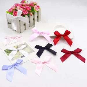 Custom Holographic Luxury Solid Silk Ribbon Polyester Fashion Party Decoration Gift Wrap DIY for Christmas Birthday Factory