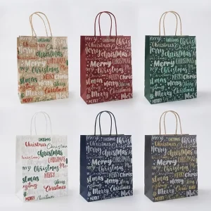 Custom Kraft Paper Bag with Your Own Logo for Boutique Clothing Shopping and Retail Packaging
