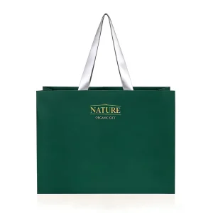 Custom Kraft Paper Shopping Gift Bags with Handles for Clothing Underwear Packing Personalized with Your Own Logo for Promotions