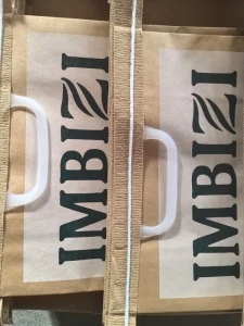 Custom Kraft Paper Woven Bags Waterproof Multiwall Plastic Laminated Paper Sack for Charcoal Flour Powder Grain Bag