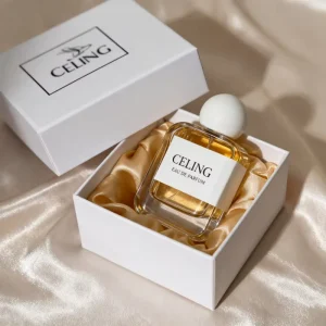 Custom Label 30 ml 50 ml 100 ml Empty Frosted Glass Spray Perfume Bottle with White Lid and Box