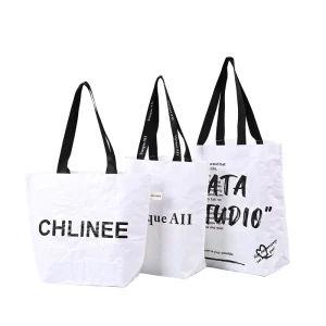 Custom Large-Capacity PP Woven Tote Bag Laminated Polypropylene Shopping Bag with Folding Style and Custom Logo
