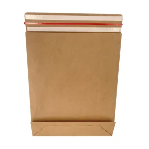 Custom Logo Biodegradable Recycled Expandable Envelope Mailer Bags 2 Layer Kraft Paper Mailer Envelope for Clothes Packaging