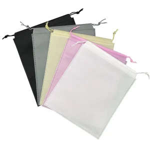 Custom Logo Boutique Nonwoven Drawstring Dust Bag for Toy Shoes Recyclable Dustproof Storage Packaging Factory Sale