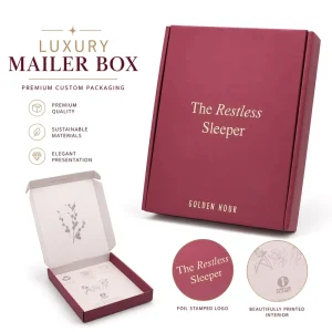 Custom Logo Cardboard Mailing Shipping Boxes for Clothing Silver Stamping Corrugated Mailer Boxes Cosmetic Packaging Box