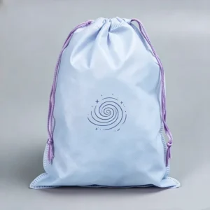 Custom Logo Cartoon Simple Non Woven Drawstring Bag for Wedding Favors Sneakers Travel Cosmetics Handcrafts Dust Storage Sack