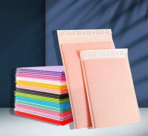 Custom Logo Design Eco Friendly Envelope Shipping Packaging Bag Poly Mailers Waterproof 2 Mil Thickness Custom Color for Bubble
