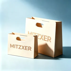 Custom Logo Die Cut Handle Paper Gift Bags 200 350Gsm Eco Friendly Thick Paper Bags for Wedding Shopping & Gift Packaging
