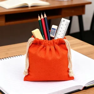 Custom Logo Drawstring Canvas Bags Reusable Eco Friendly Portable Storage Dust Bags Storage Bags for Daily Carry
