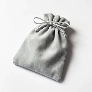 Custom Logo Drawstring Dust Bag Velvet Handbag Dustproof Storage Pouch for Makeup Jewelry Gift Packaging