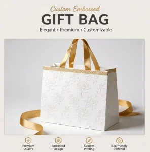 Custom Logo Durable Luxury Kraft Paper Bags Lamination Supermarket Shopping Bags for Shoes Clothing Packaging