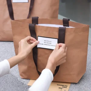 Custom Logo Eco Friendly Biodegradable Non Woven Tote Bag Custom Colors for Clothing Store Supermarket Exhibition Promotional