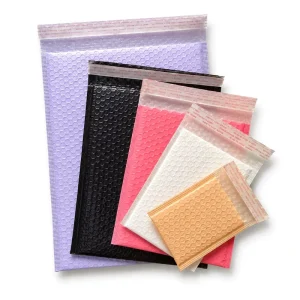 Custom Logo Eco Friendly Color Bubble Mailers for Shipping Packaging