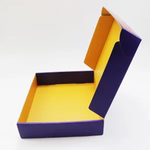 Custom Logo Eco Friendly Corrugated Mailer Box OEM Matt Lamination Self Locking Tuck End E Commerce Shipping Box