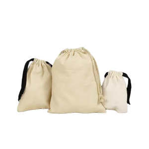 Custom Logo Eco Friendly Drawstring Dust Bags for Shoes Made From Cotton Canvas Woven Silk for Promotion