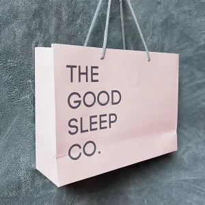 Custom Logo Eco Friendly Recycled Materials High Quality Paper Shopping Bag with Handle and Silk Screen Printing