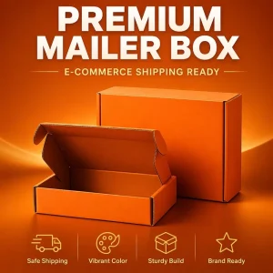 Custom Logo Folding Mailer Custom Corrugated Box 51 35.5 10 cm Thickened Shipping Boxes for Large Apparel Packaging