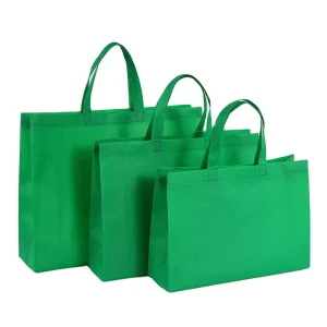 Custom Logo Food Grade Non Woven Reusable Tote Shopping Bag Eco Friendly for Mailing Clothes Socks Promotional