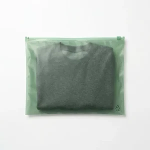 Custom Logo Frosted Apparel Ziplock Shipping Clothing Packing Bag Plastic Poly Zip Lock Zipper Bag for Clothing
