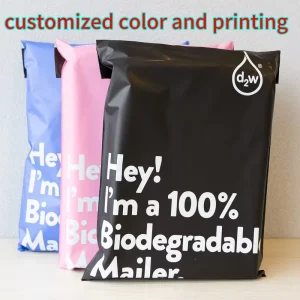 Custom Logo Gravure Printed Biodegradable Compostable Recyclable Polymailer Poly Mailer Clothes Packaging Shipping Mailing Bag