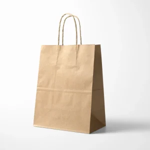 Custom Logo Kraft Paper Bag for Gift, Recyclable Paper Bag