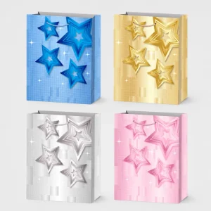 Custom Logo Luxury Paper Bags with Handles Eco Friendly Reusable Premium Packaging Bags for Gifts Clothing Jewelry