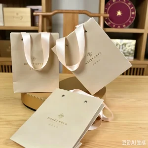 Custom Logo Luxury Paper Handbags Jewelry Cosmetic Clothing Store Shopping Gift Bags Customized