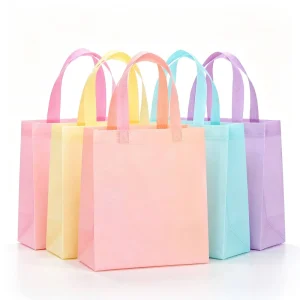 Custom Logo Non Woven Tote Bag Multi Size Reusable Shopping Bag with Reinforced Handles for Retail Clothing Boutique